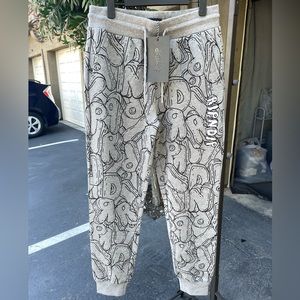 NWT RipNDip Bubble Bobble Joggers Grey Size M